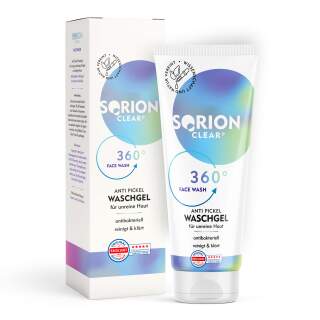 SORION CLEAR® Face Wash - Anti Pickel Waschgel für unreine Haut 200 ml
